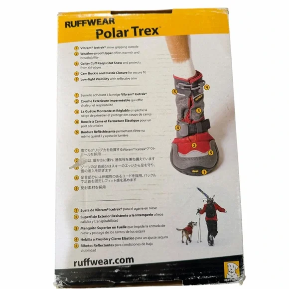 Ruffwear Polar Trex Dog Snow Winter Boots - Picture 6 of 8